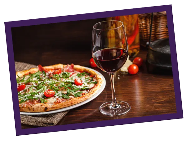 Harmonização Vinho com Pizza